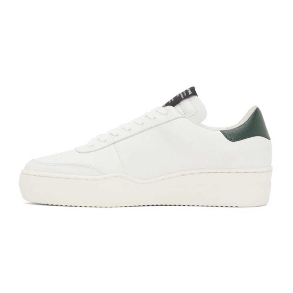 Article No. White & Green 0517 Low-Top Sneakers Men’s Size 8 View 3